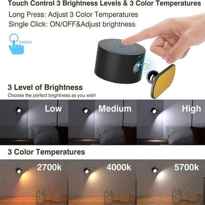 GlowTouch Portable Night Lamp