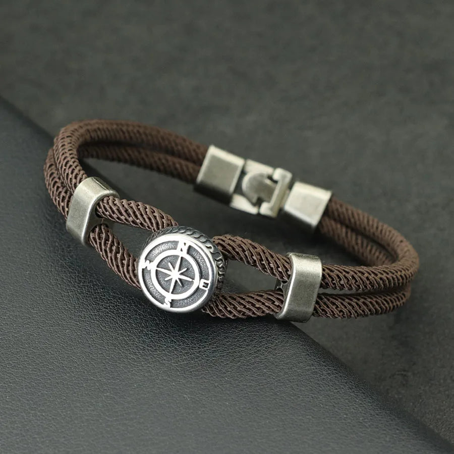 New Compass Bracelet Man