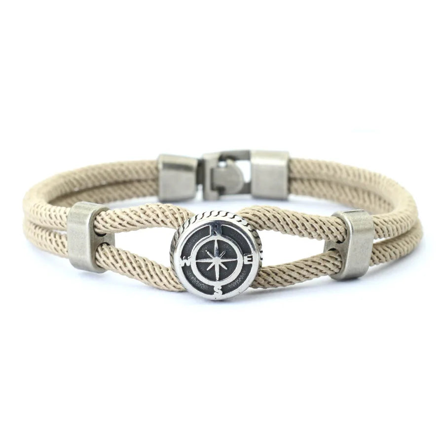 New Compass Bracelet Man