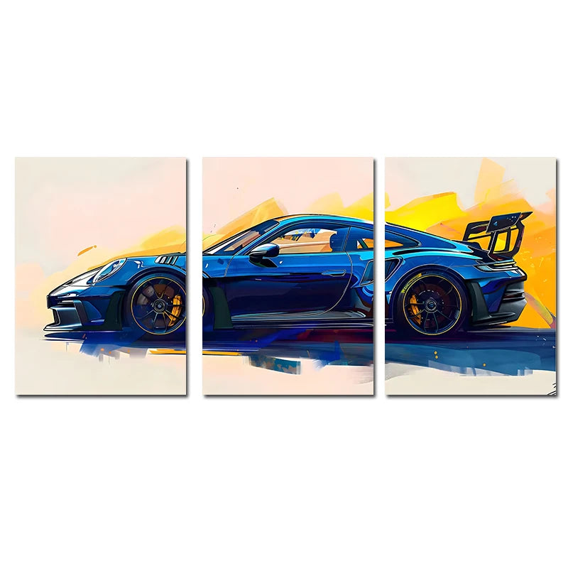 Supercar Posters Canvas Art