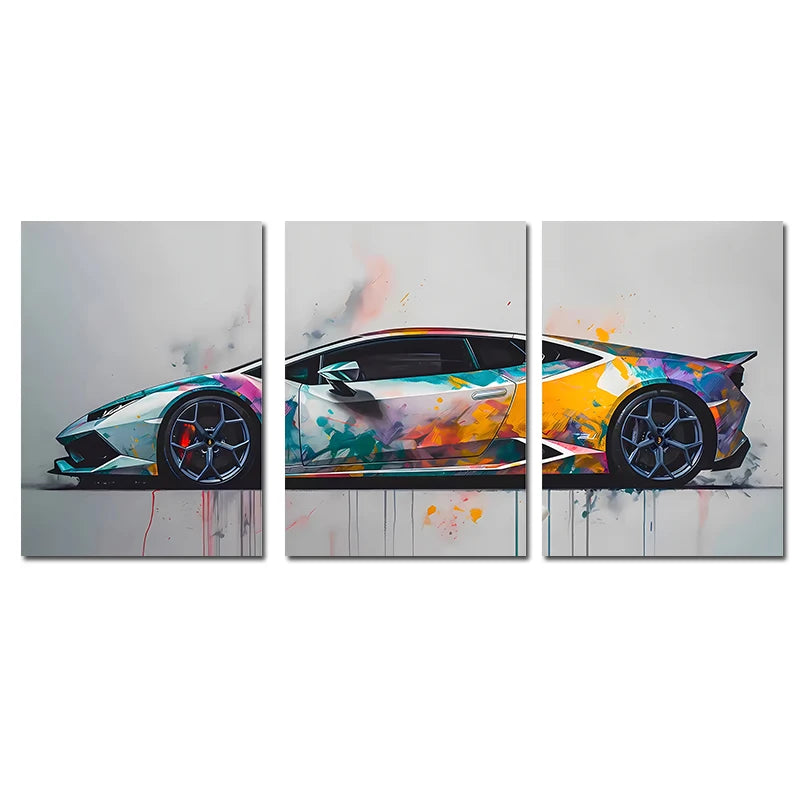 Supercar Posters Canvas Art