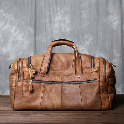 Vintage Leather Travel Companion